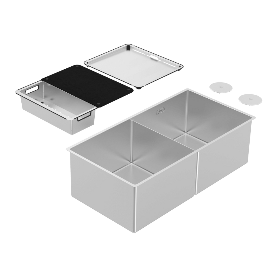 Abey Boutique Piazza Double Bowl Sink