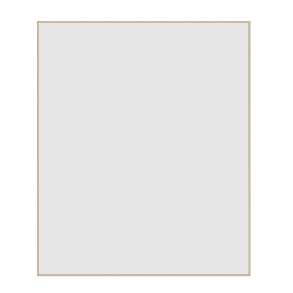 Ablaze CS9075G Rectangular Gold Framed Mirror (CS9075G) 3