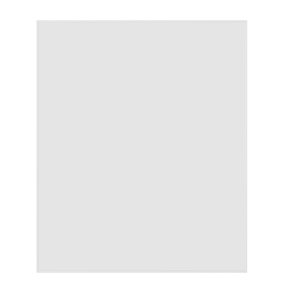 Ablaze CS9075W Rectangular White Framed Mirror (CS9075W) 3