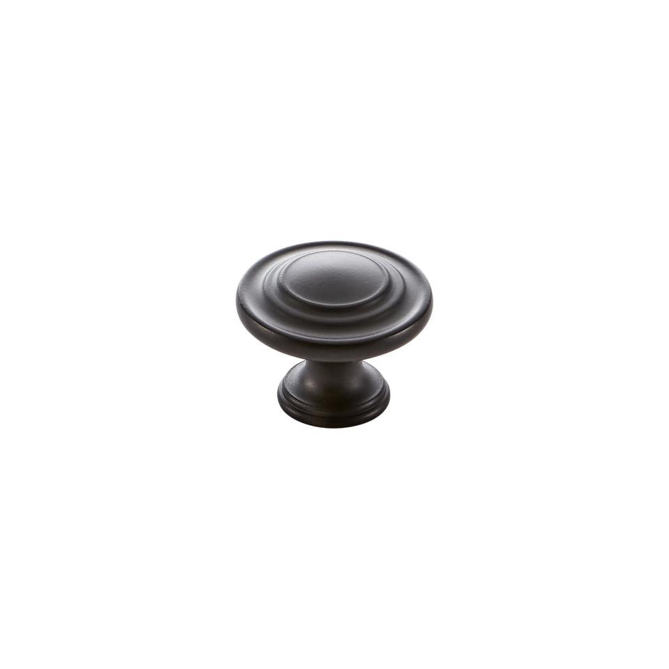 Momo Handles Florencia Concentric Knob 33mm Matt Black