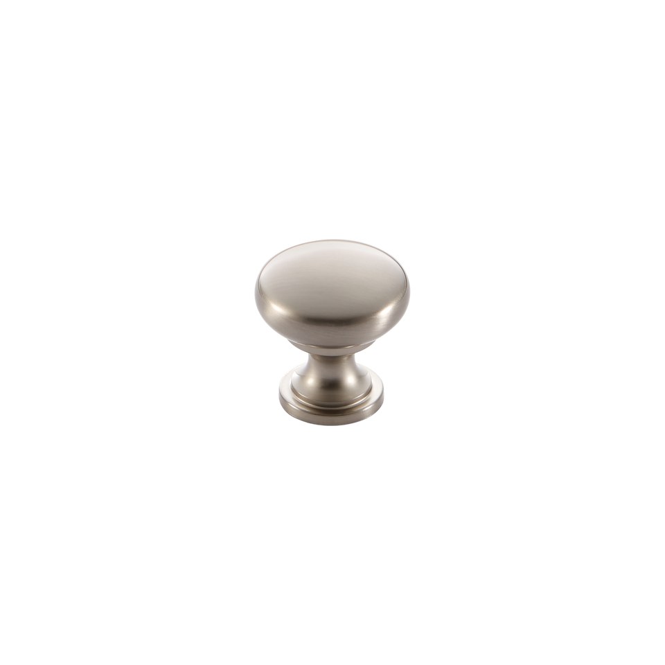 Momo Handles Florencia Plain Knob 29mm Brushed Nickel
