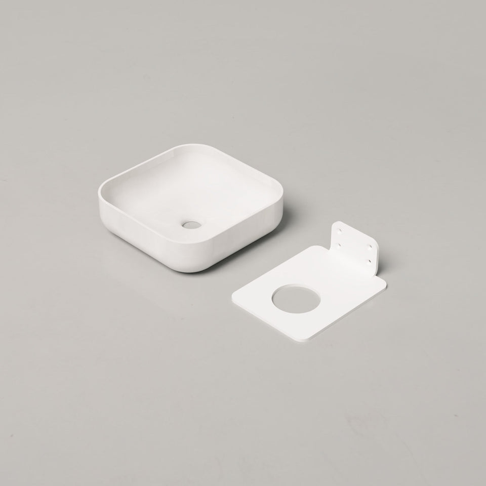 Nood Co Cube Basin - Ivory / Wall (CU1-2-0-IV)