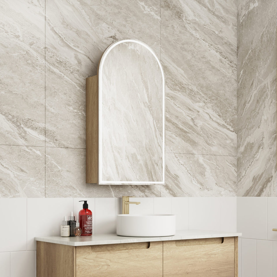 Aulic Canterbury LED Shaving Cabinet Canterbury LED-CARITA-2
