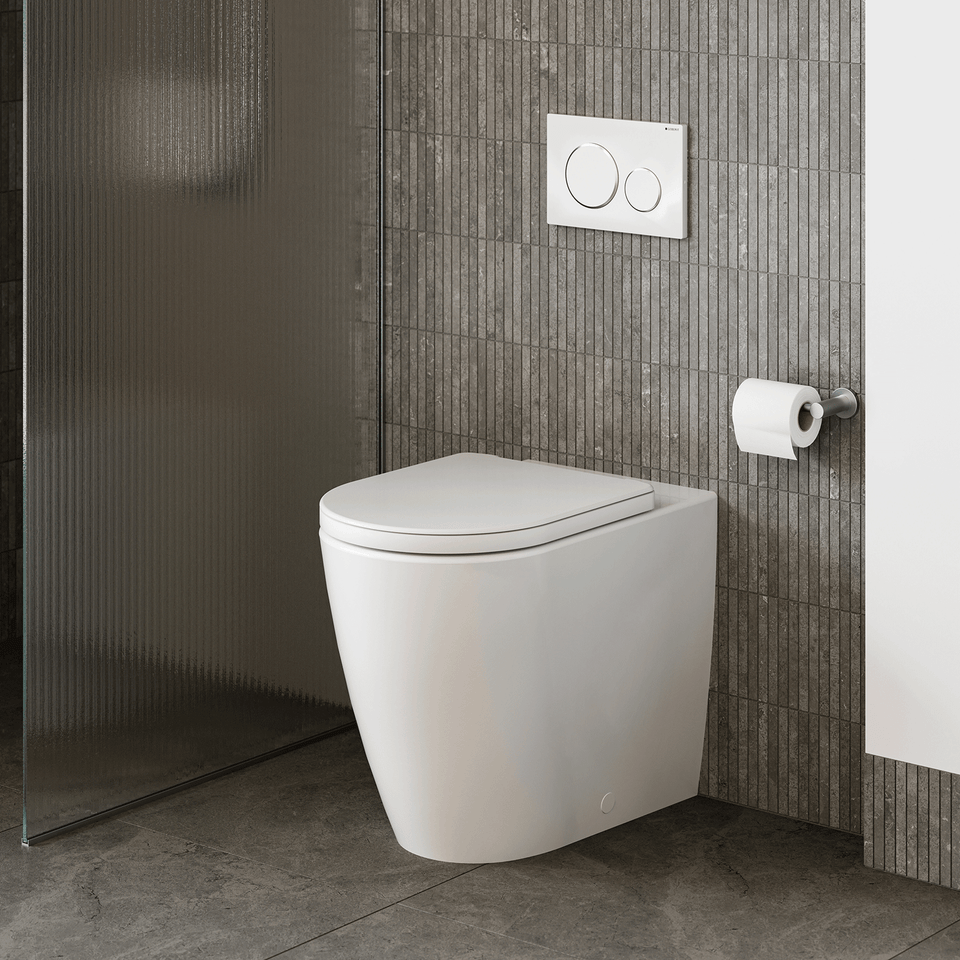 Build Your In-Wall Toilet: Caroma Urbane II Luxe Cleanflush Wall Faced Toilet Pan with Geberit Sigma Cistern Option