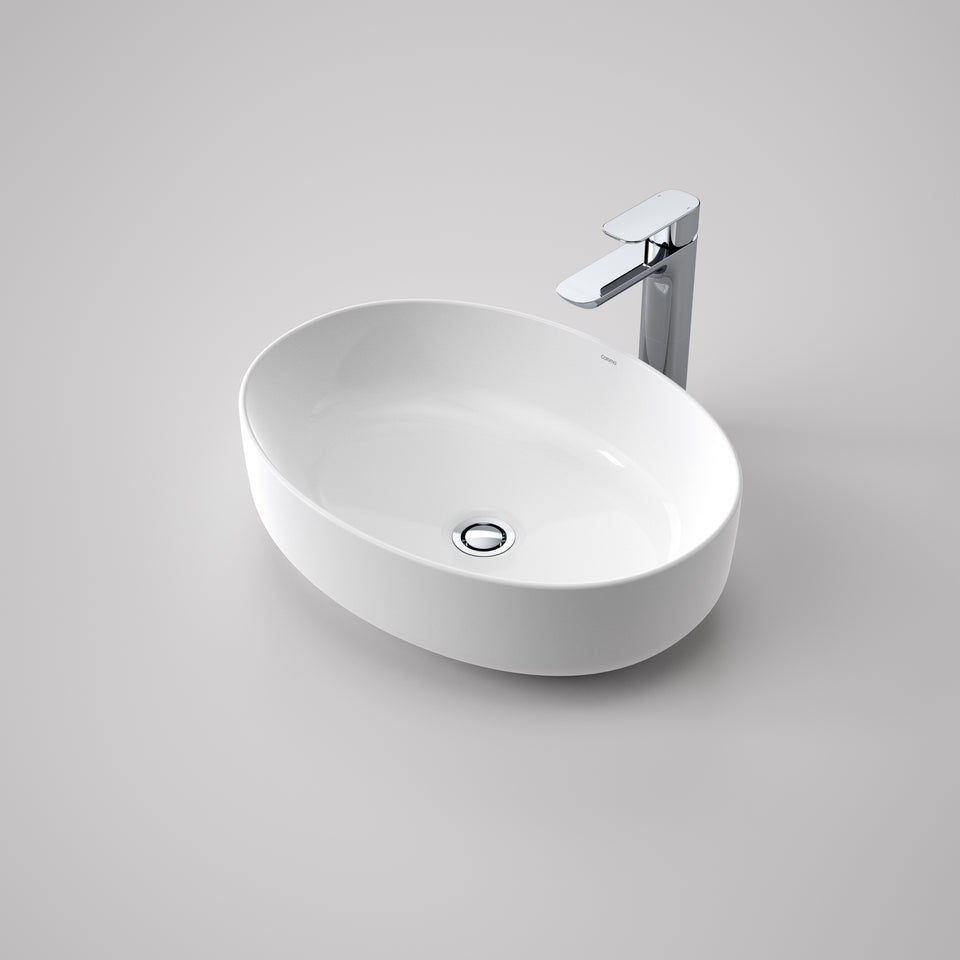 Caroma Tribute Above Counter Basin - Oval 510mm - White (874700W)