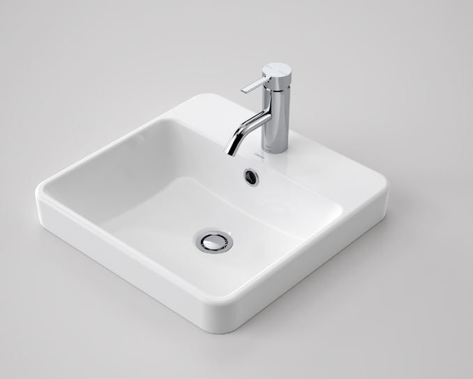 Caroma Carboni Seamless Inset Basin - White (866015W)