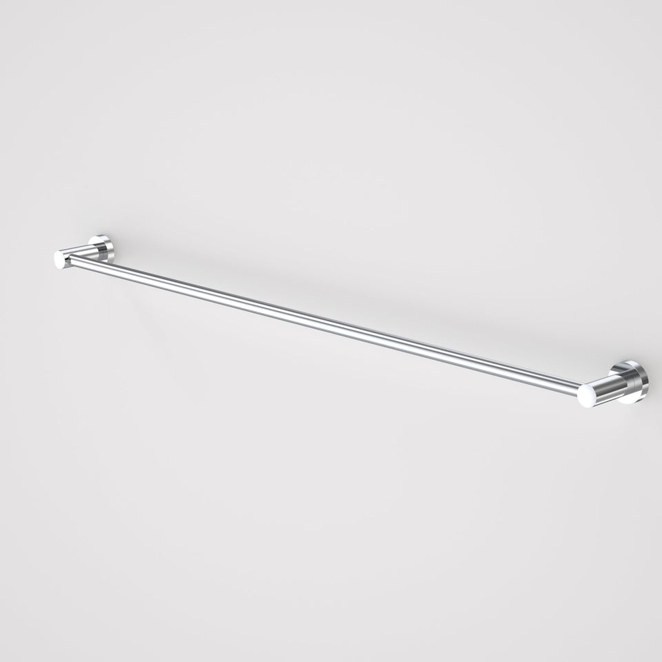 Caroma Cosmo Metal Single Towel Rail - Chrome / 930mm (306132C)