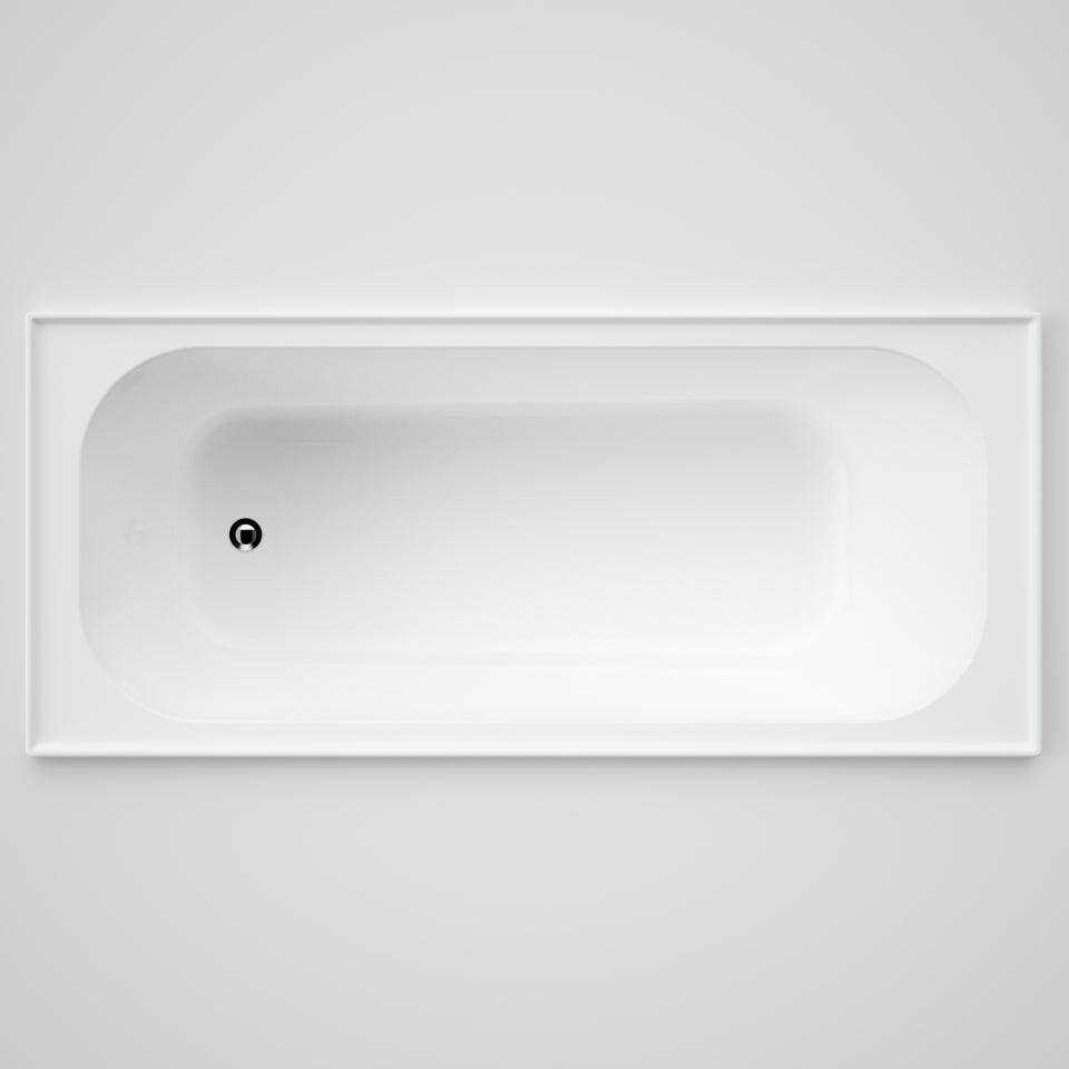 Caroma Luna® 1675 Four Tile Flange Bath - White (LU7W)
