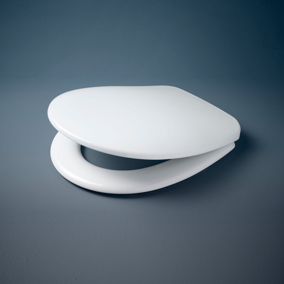 Caroma Profile Standard Seat Plastic Hinge with GermGard® - White (300015W)