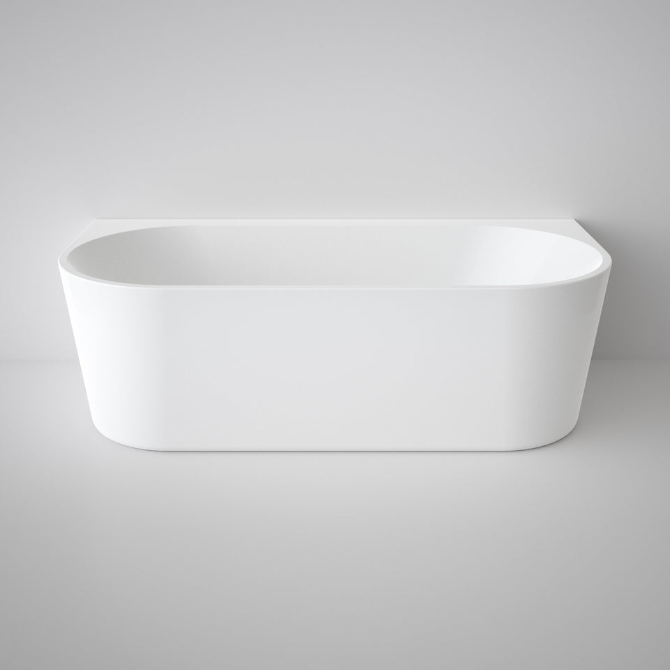 Caroma Urbane® II 1800 Back To Wall Freestanding Bath - White (AU8WFW)