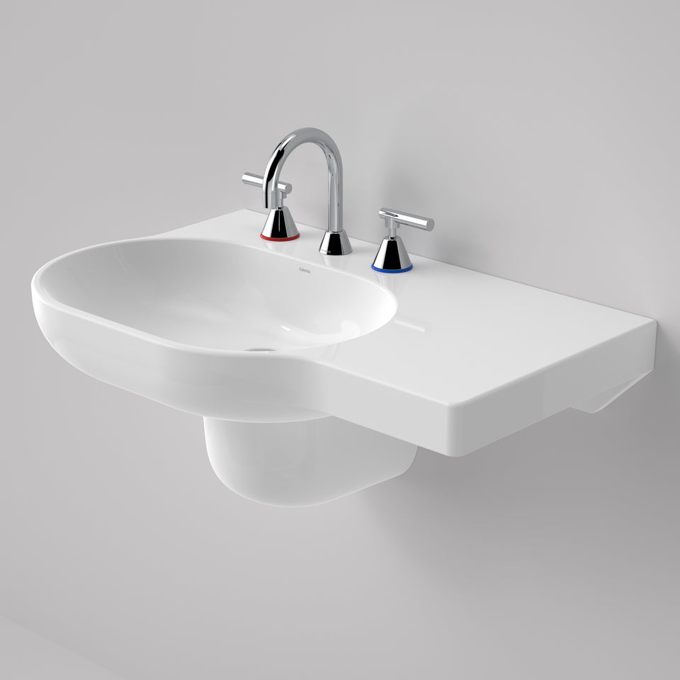 Caroma Opal® 720 Wall Basin Right Hand Shelf - White (632130W)