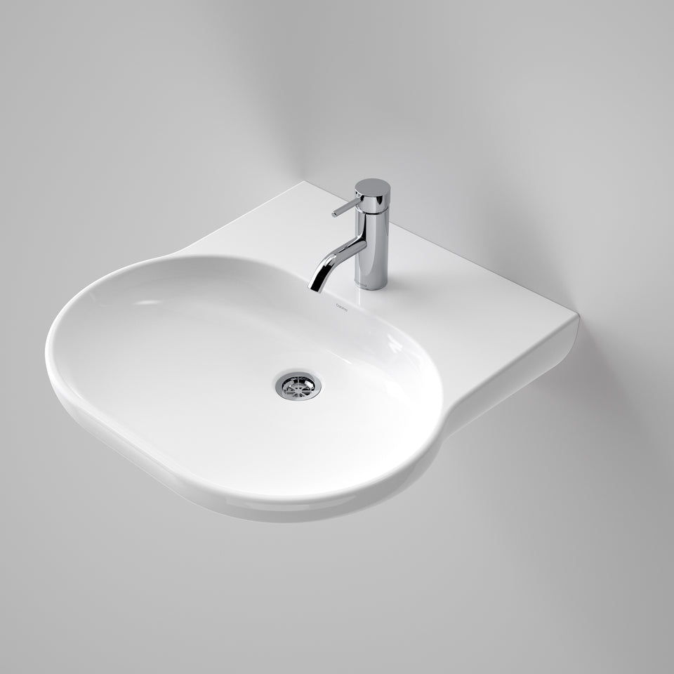 Caroma Opal® Sole 550 Wall Basin - White (631710W)