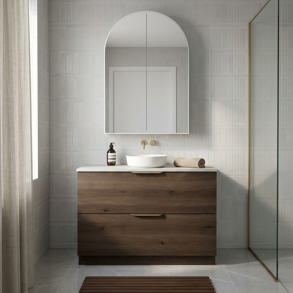 CELD60SA | Celeste Duo Freestanding Bathroom Vanity | Celest-Duo-1200-Chestnut