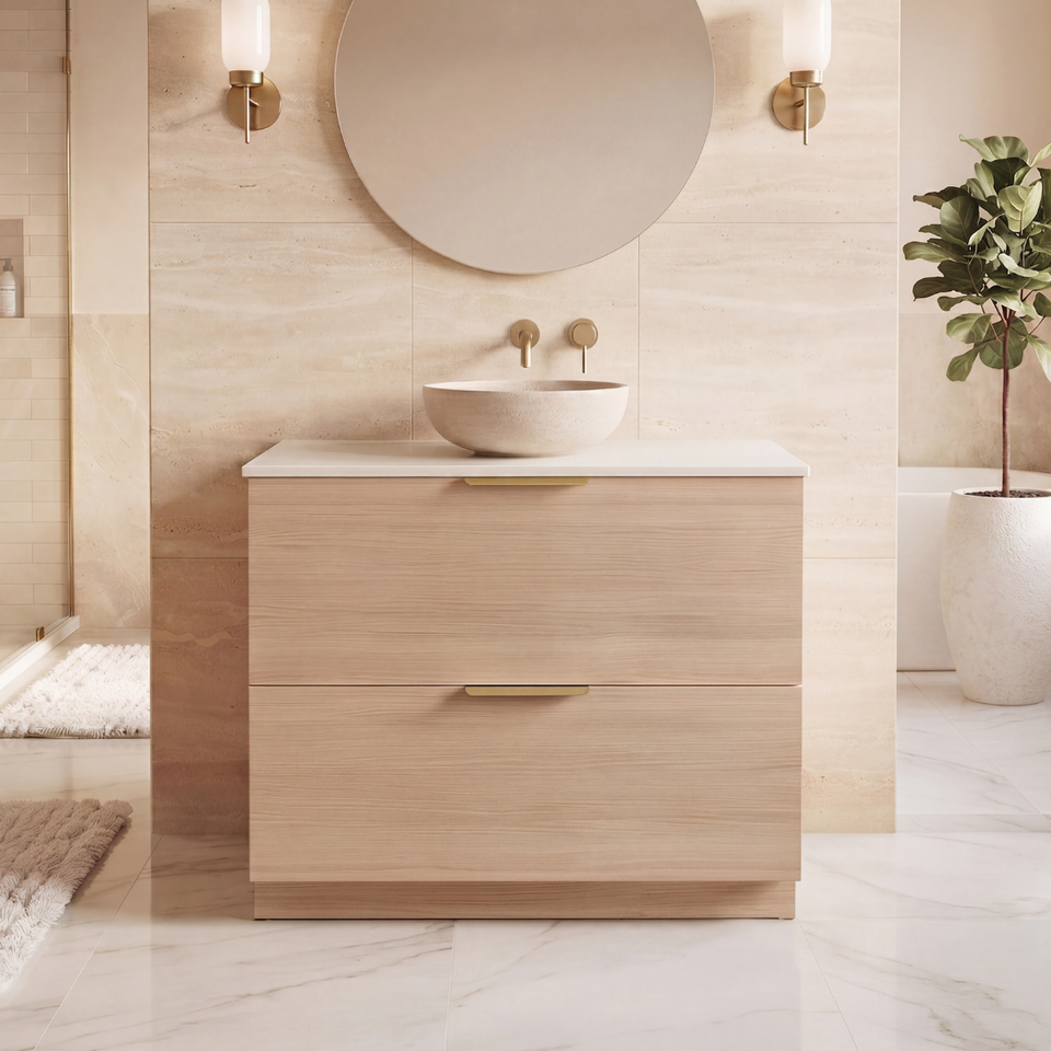 CELD18SO | Celeste Duo Freestanding Bathroom Vanity | Celeste-Duo-Vero-Oak-900