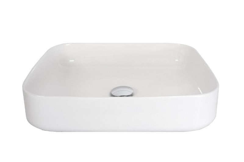 ADP CINO ceramic 500x390mm above-counter basin white