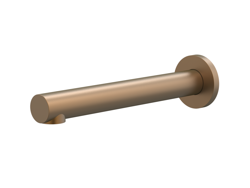 PAR Taps Lugano Bath Wall Fixed 200mm - Burnished (D22.023.2.52)
