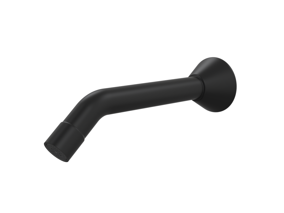 PAR Taps Forme Basin Wall Fixed 250mm - Matt Black (D27.013.3.34)