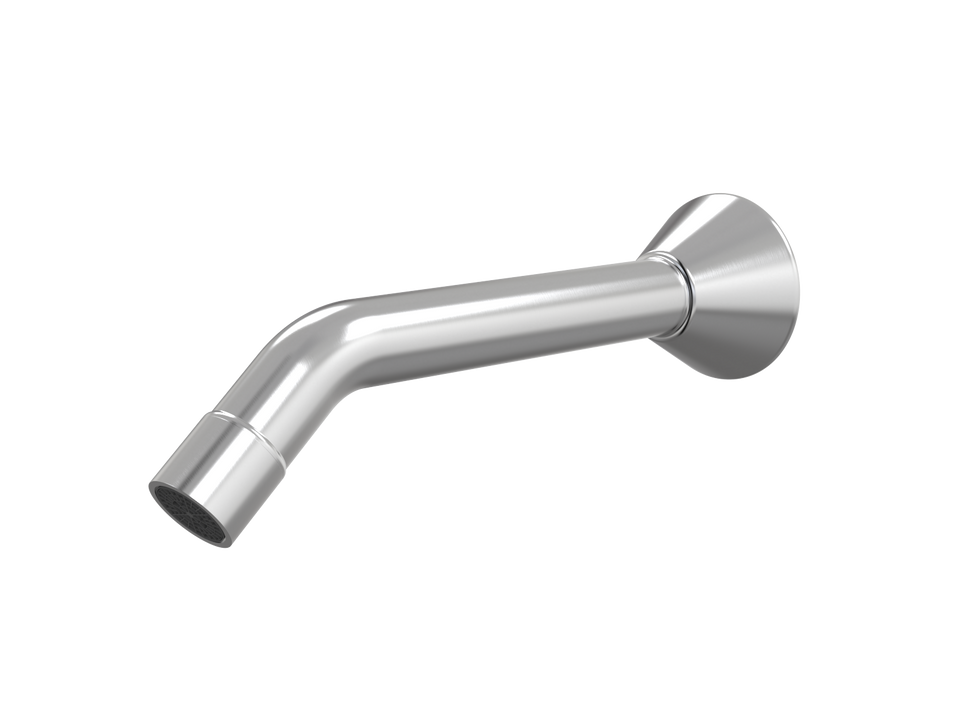 PAR Taps Forme Basin Wall Fixed 250mm - Brushed Chrome (D27.013.3.02)