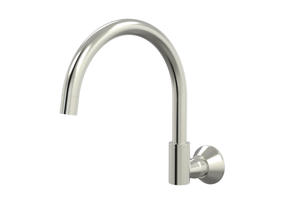 PAR Taps Forme Sink Wall Swivel - Brushed Nickel (D27.034.1.25)