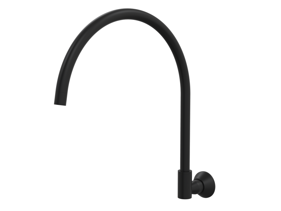 PAR Taps Forme Sink Wall Swivel X/Large - Matt Black (D27.034.2.34)
