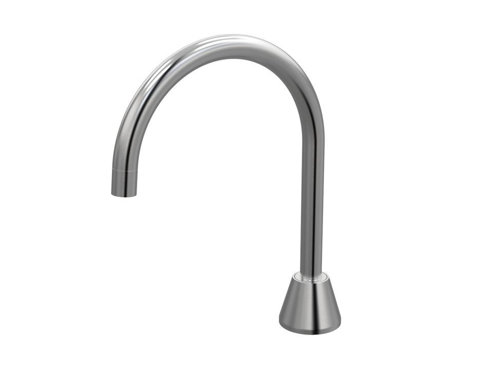 PAR Taps Forme Spa Hob Swivel - Brushed Chrome (D27.042.1.02)