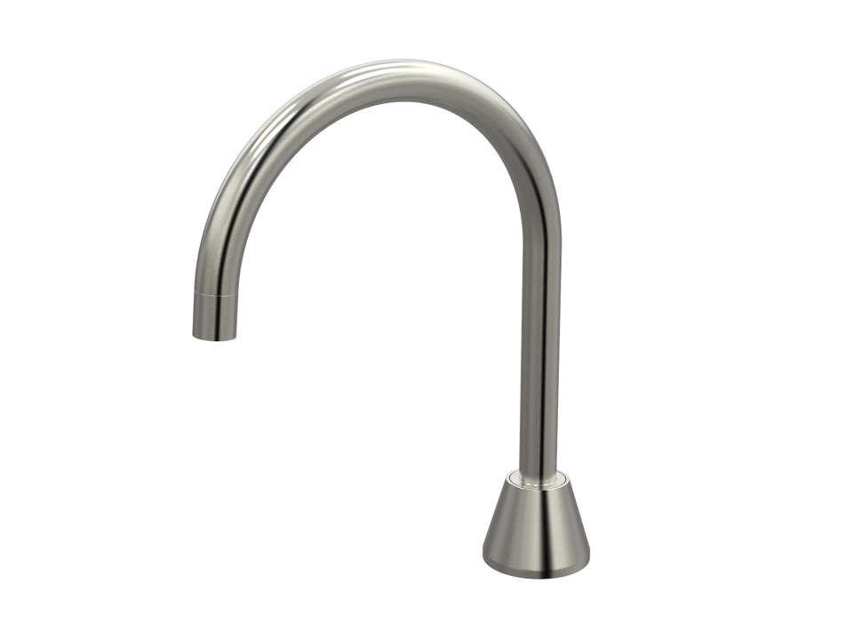 PAR Taps Forme Spa Hob Swivel - Brushed Nickel (D27.042.1.25)