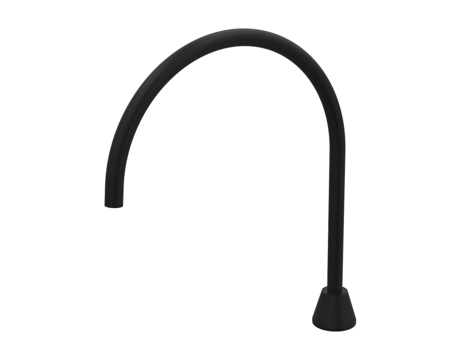 PAR Taps Forme Spa Hob Swivel X/Large - Matt Black (D27.042.2.34)