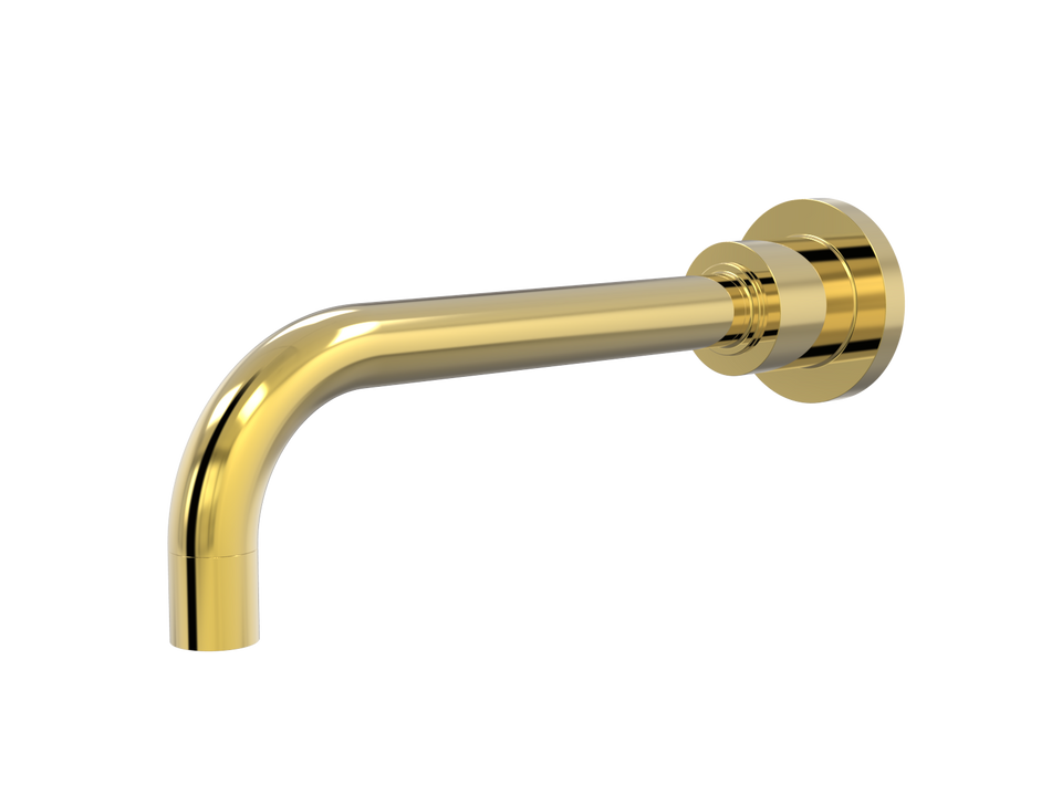 PAR Taps Portsea Bath Wall Fixed 200mm - 23k Gold (D29.023.2.11)