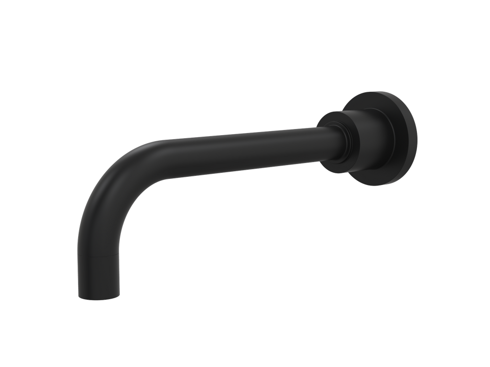 PAR Taps Portsea Bath Wall Fixed 160mm - Matt Black (D29.023.1.34)
