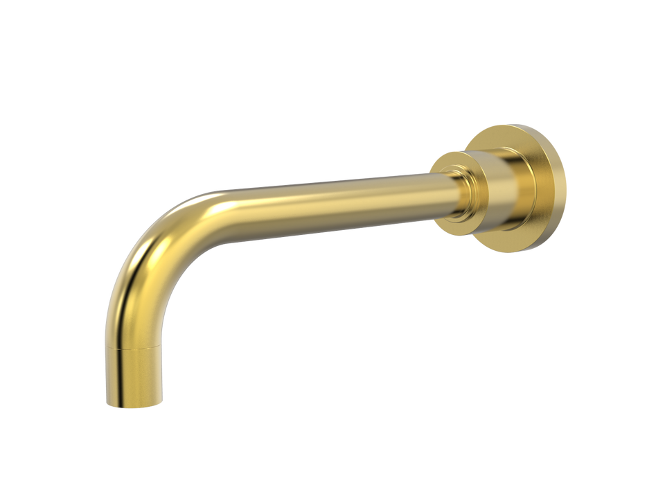 PAR Taps Portsea Bath Wall Fixed 200mm - 23k Brushed Gold (D29.023.2.12)