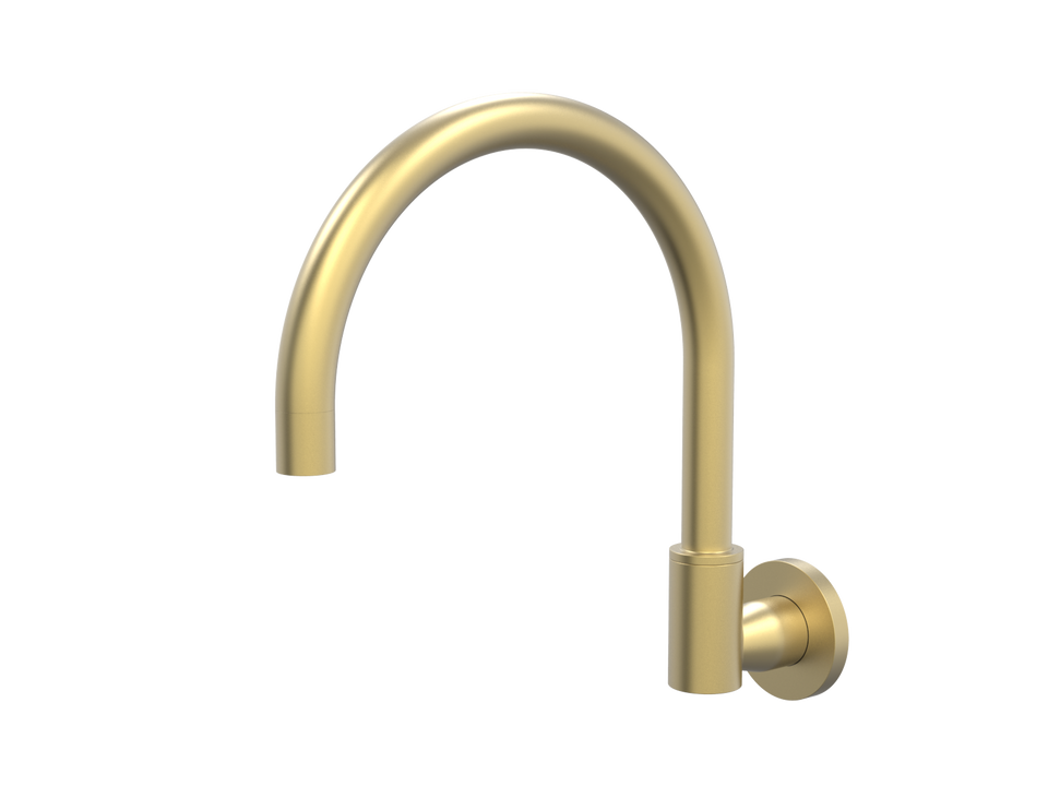 PAR Taps Portsea Sink Wall Swivel - Brushed Brass (D29.034.1.41)