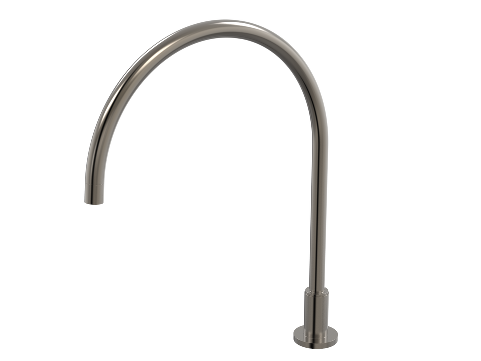 PAR Taps Portsea Spa Hob Swivel X/Large Outlet - Brushed Gunmetal (D29.042.2.24)