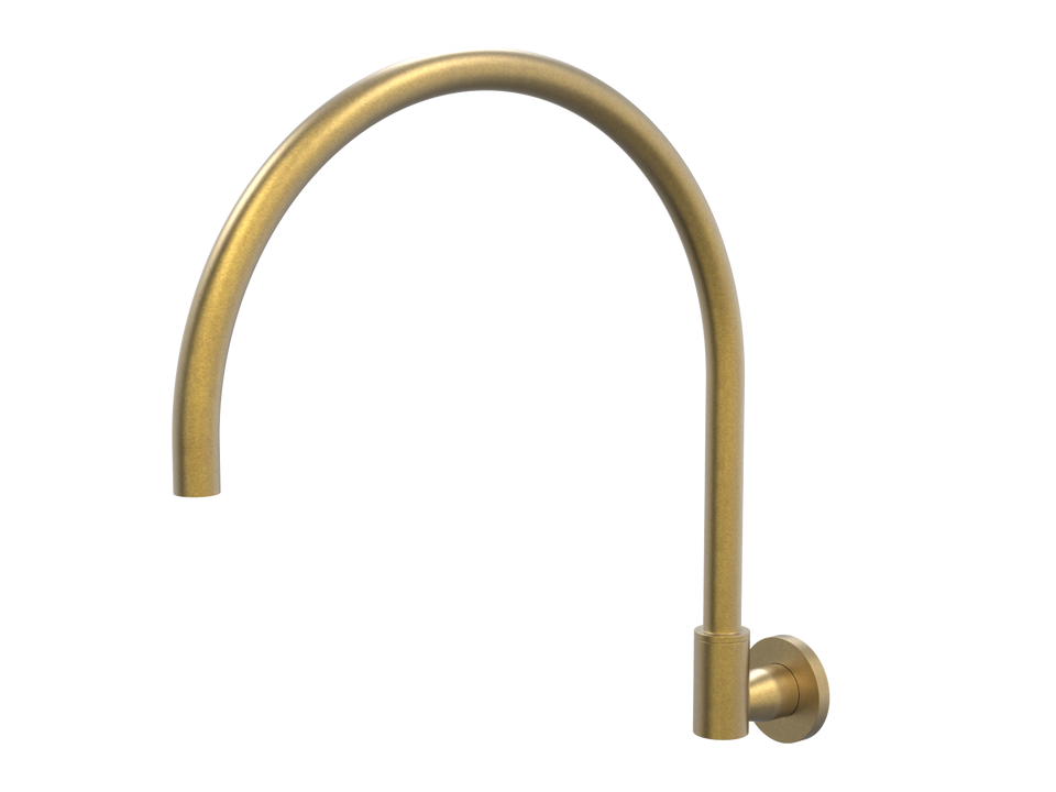 PAR Taps Portsea Spa Wall Swivel X/Large - Rumbled Brass (D29.044.2.40)