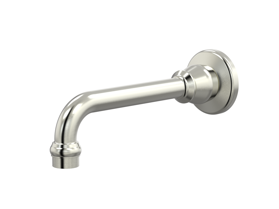 PAR Taps Tudor Bath Wall Fixed 160mm - Brushed Nickel (D31.023.1.25)