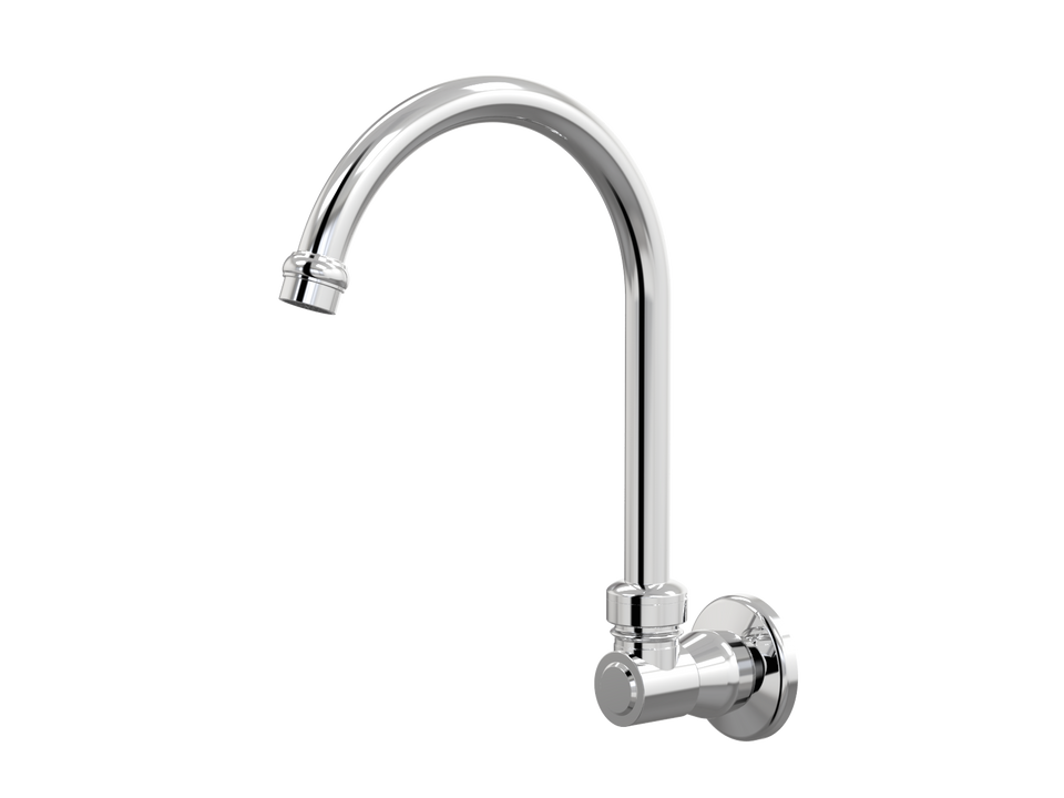 PAR Taps Tudor Sink Wall Swivel - Chrome (D31.034.1.01)