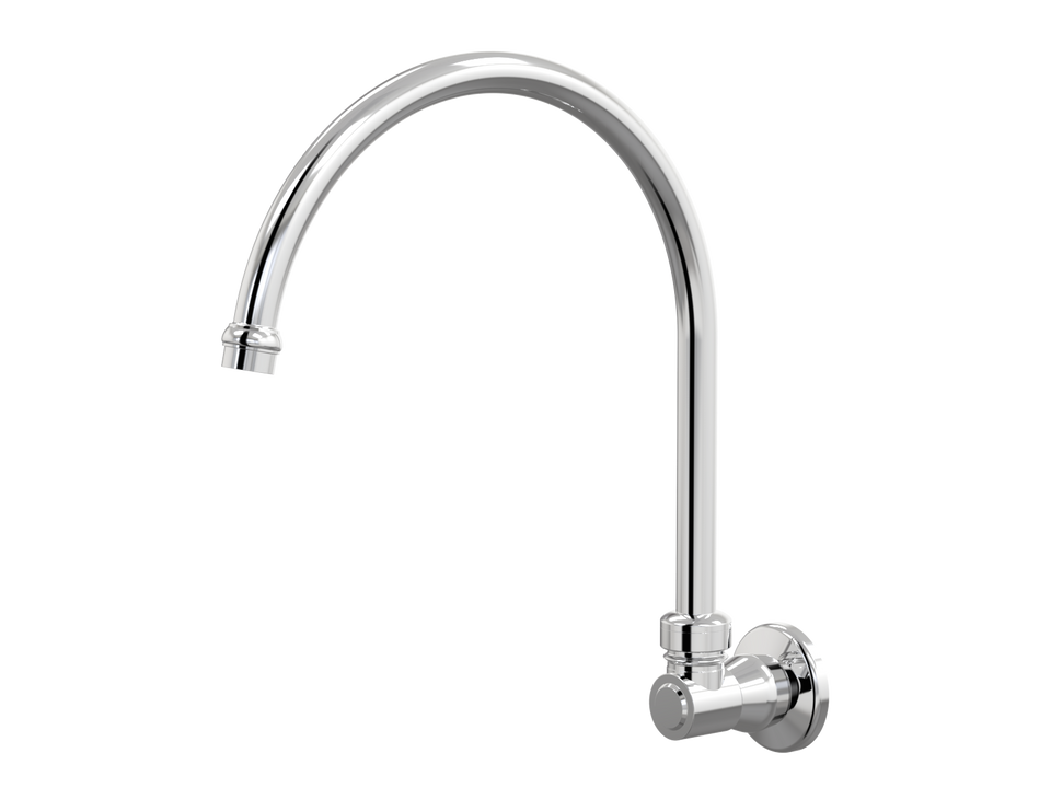PAR Taps Tudor Sink Wall Swivel X/Large - Chrome (D31.034.2.01)