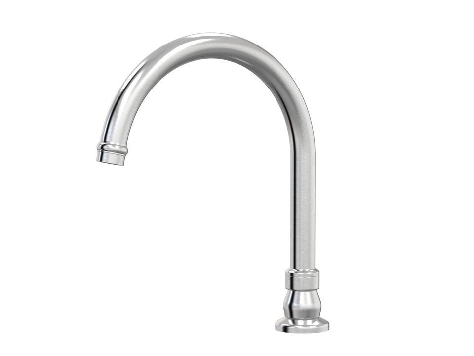PAR Taps Tudor Spa Hob Swivel - Brushed Chrome (D31.042.1.02)