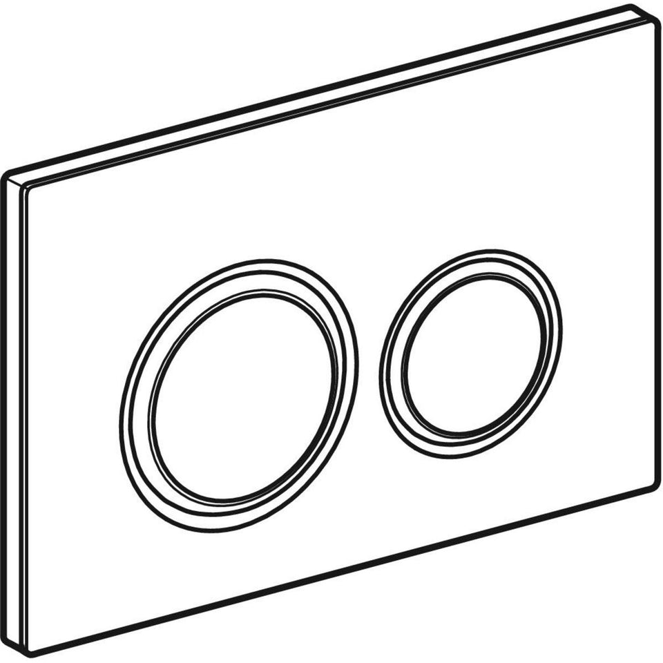115.650.SJ.1 | Geberit Sigma50 actuator plate, round, dual flush, metal colour red gold