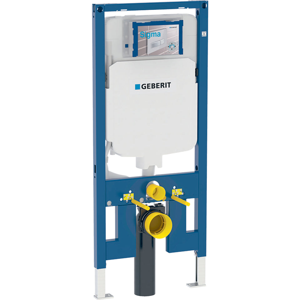 111.698.00.1 | Geberit Duofix element for wall-hung WC, 114 cm, with Sigma concealed cistern 8 cm