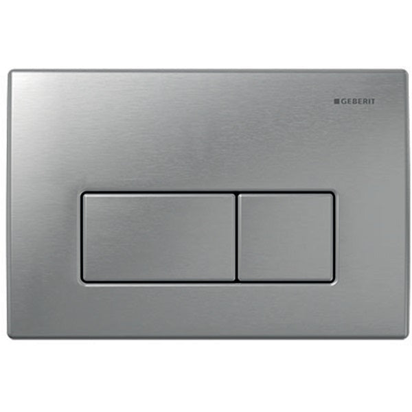 Geberit - Kappa50 Mechanical Dual Flush Button/Access Plate Stainless Steel (Metal)
