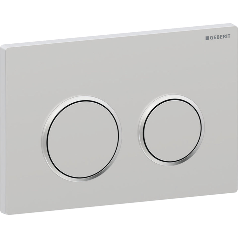 115.240.KN.1 | Geberit Kappa21 actuator plate, round, dual flush
