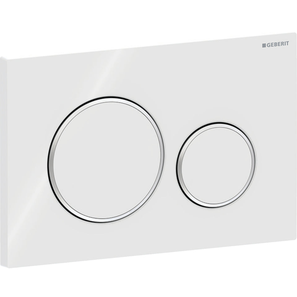 115.882.KJ.1 | Geberit Sigma20 actuator plate, round, dual flush