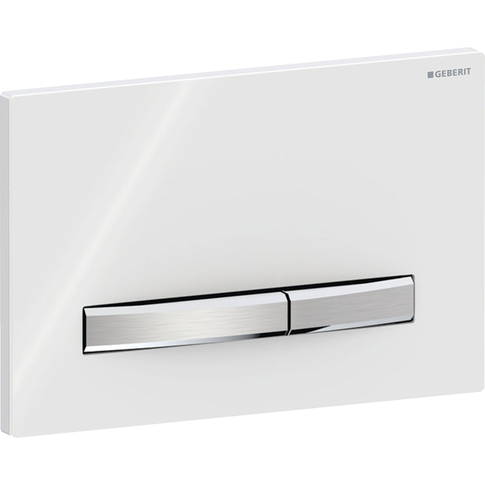 115.788.11.2 | Geberit Sigma50 actuator plate, square, dual flush, metal colour chrome-plated