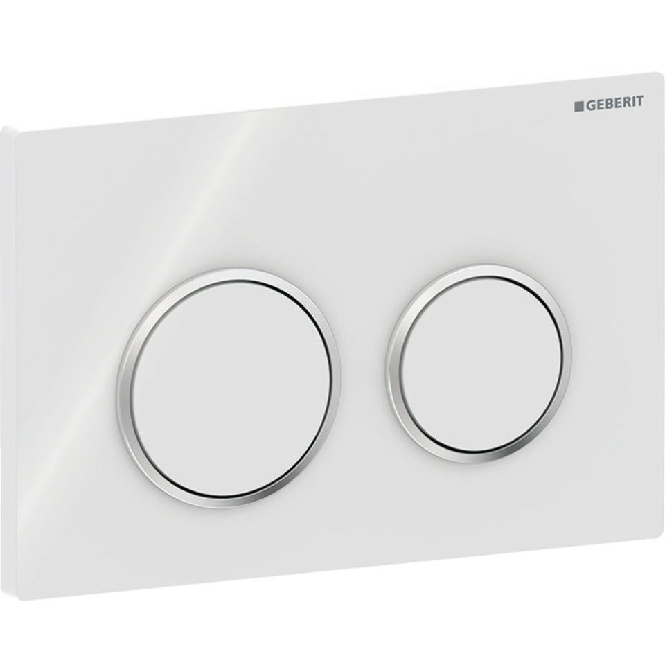 115.240.KJ.1 | Geberit Kappa21 actuator plate, round, dual flush