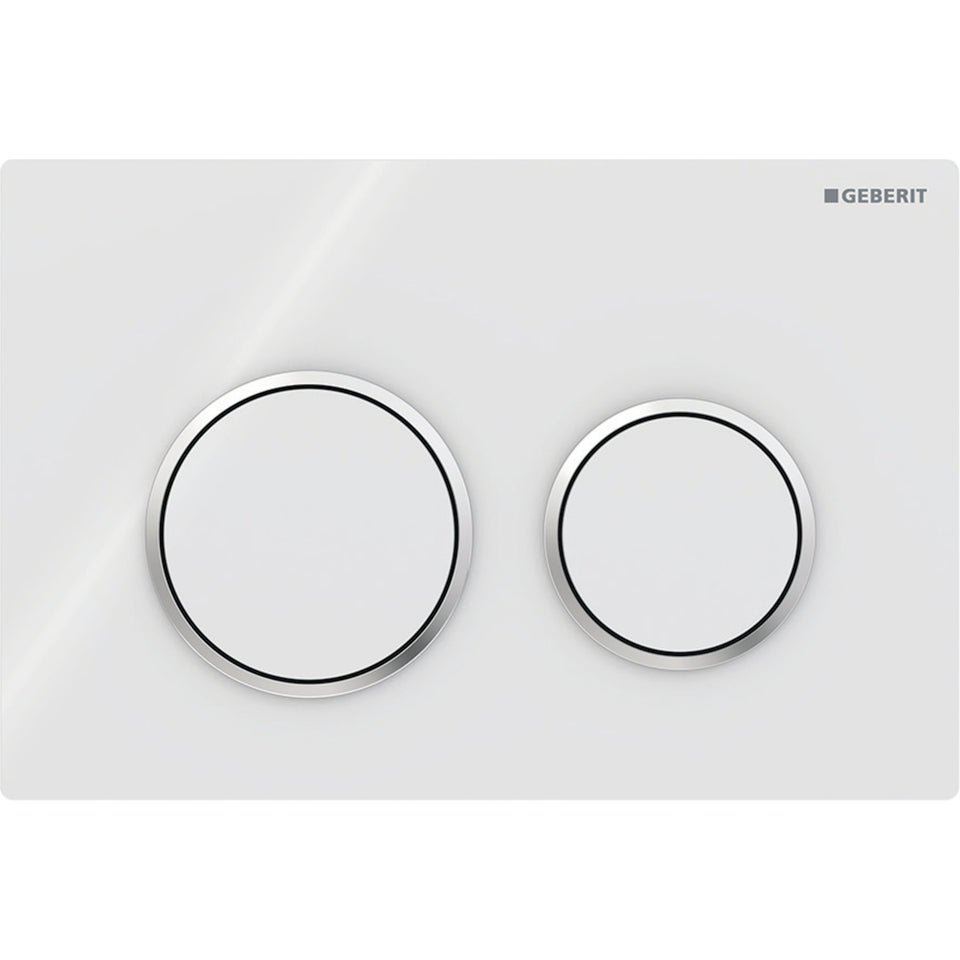 115.240.KJ.1 | Geberit Kappa21 actuator plate, round, dual flush