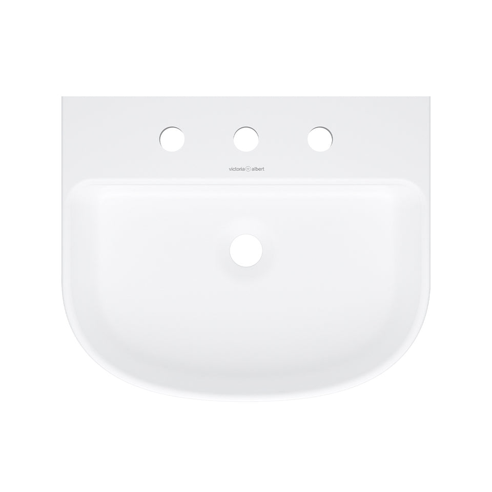 Victoria + Albert Lussari 50 Back to Wall Above Counter Basin
