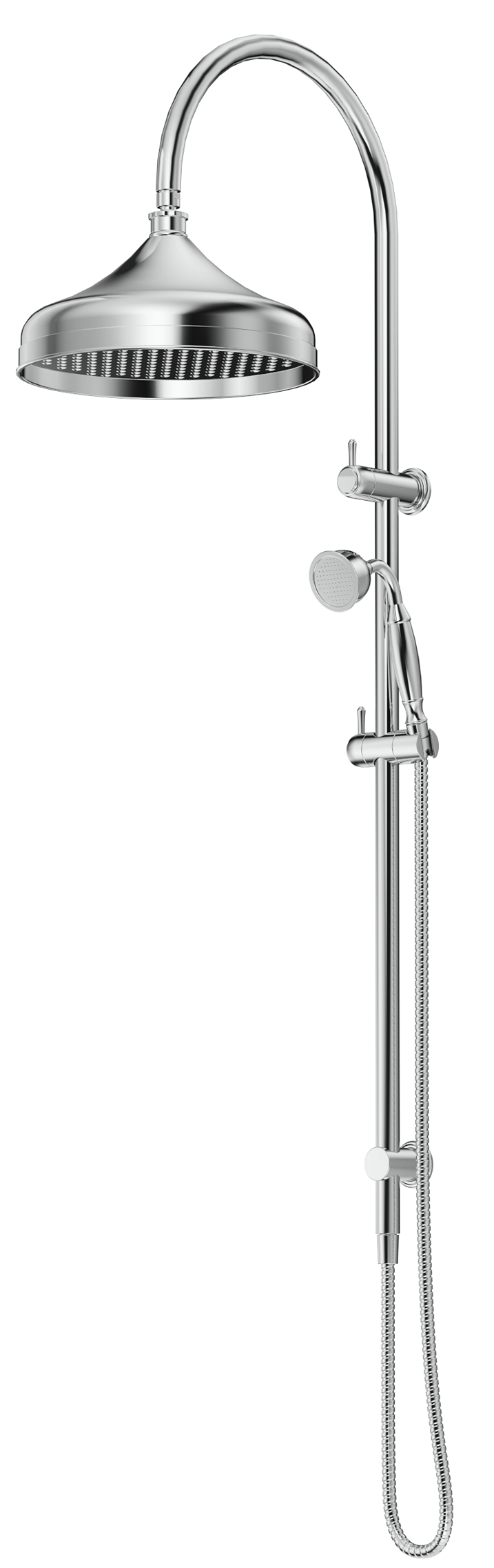 Bella Vista Mica Heritage Dual Shower Rail (DSH-4-1H-CP)