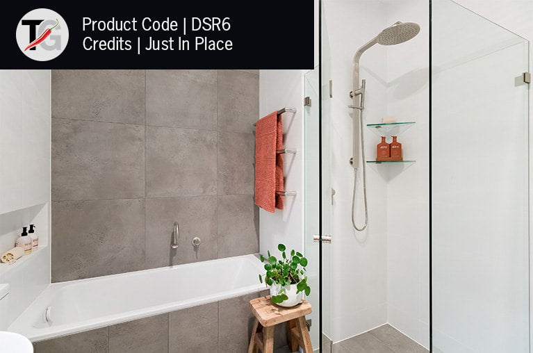 Thermogroup DSR6 Round Single Bar Polished Heated Towel Rail (DSR6) 5