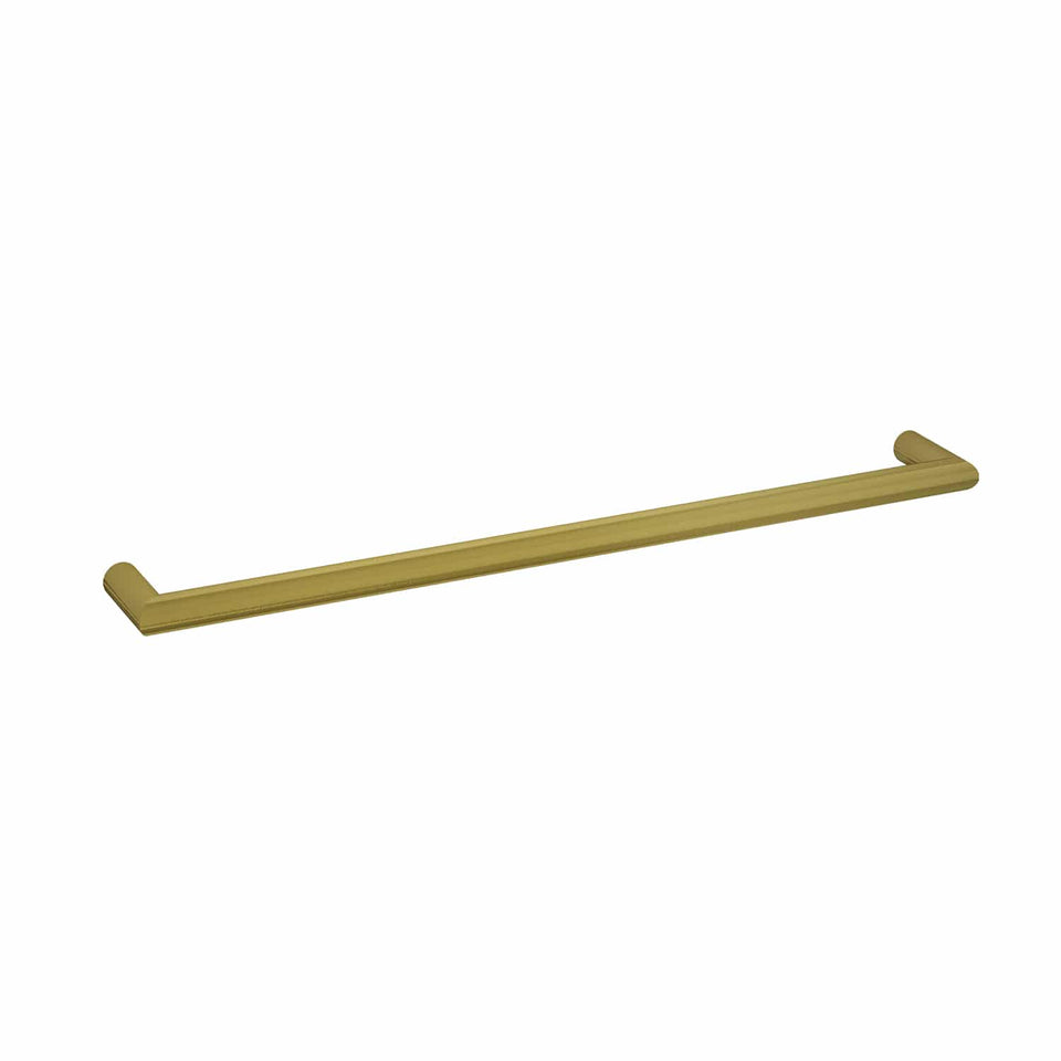 Thermogroup DSR8BG Brushed Gold Round Single Bar Heated Towel Rail (DSR8BG)