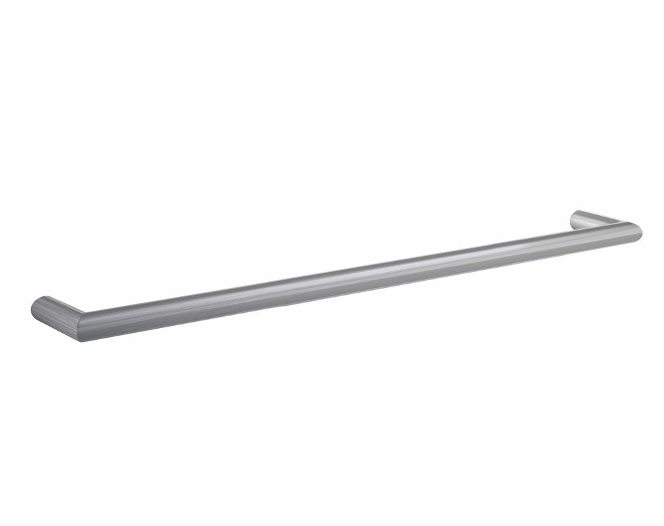 Thermogroup DSR8BR Brushed Round Single Bar Heated Towel Rail (DSR8BR)